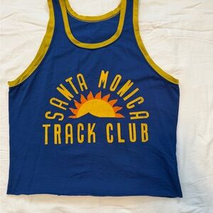 Vintage Santa Monica Track Club tank top.
